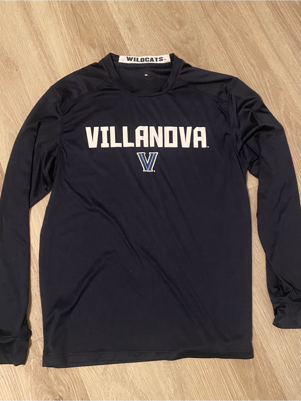 Men’s Dri-Fit Villanova Navy Long-Sleeve Shirt